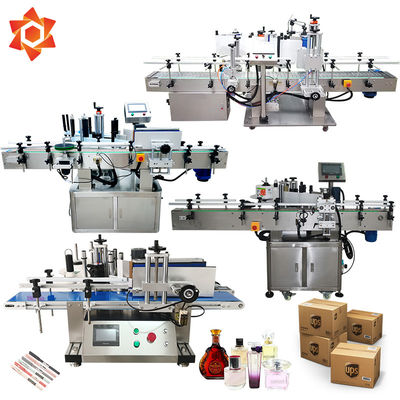 Bopp 케이블 입술 크림 병 상표 도포구 기계에 의하여 주문을 받아서 만들어지는 반 자동적인 유형