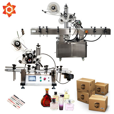 Bopp 케이블 입술 크림 병 상표 도포구 기계에 의하여 주문을 받아서 만들어지는 반 자동적인 유형